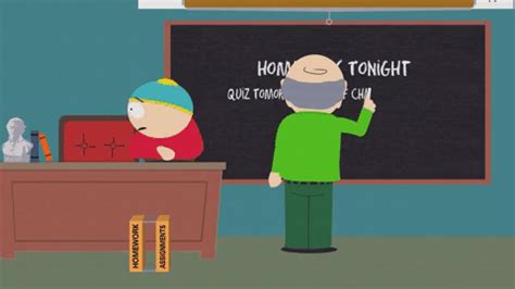 Cartman Craps On Desk .